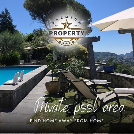 Suite Room With Private Pool Area, Near Como Lake, Private Parking I Villa Dei Leoni Morbio Inferiore Luaran gambar